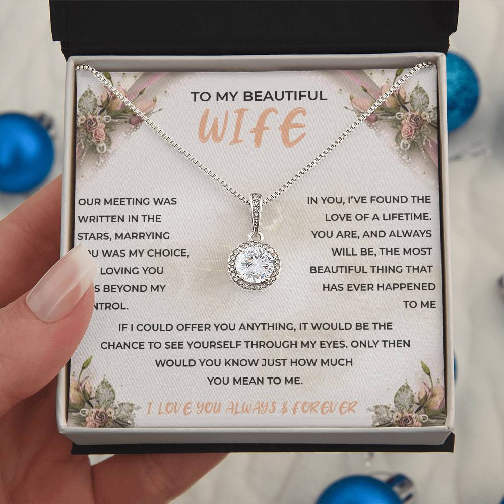 To My Beautiful Wife - Eternal Hope Necklace