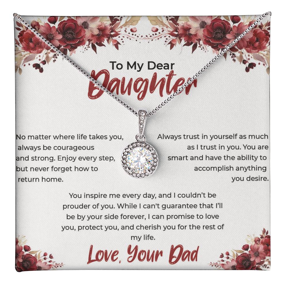 To My Dear Daughter - Eternal Hope Necklace