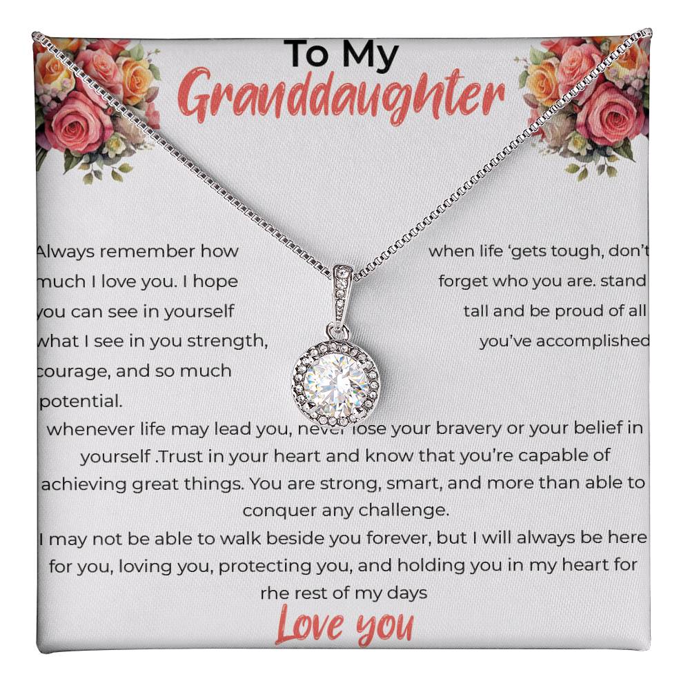 To My Granddaughter - Eternal Hope Necklace