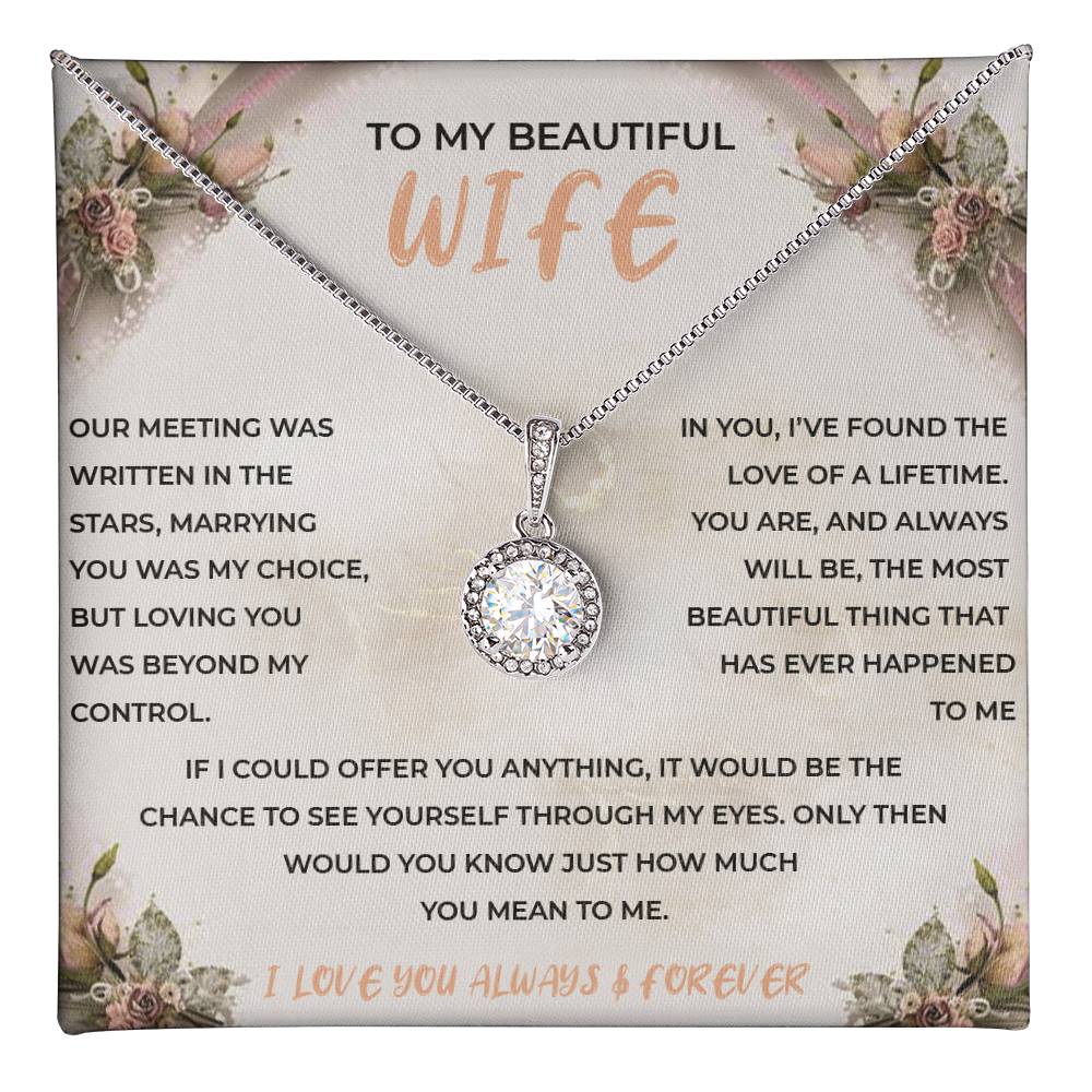 To My Beautiful Wife - Eternal Hope Necklace