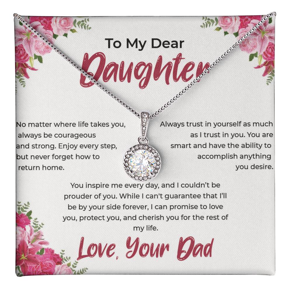 To My Dear Daughter - Eternal Hope Necklace