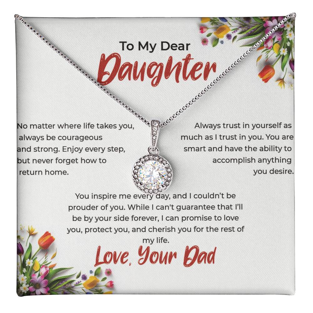 To My Dear Daughter - Eternal Hope Necklace