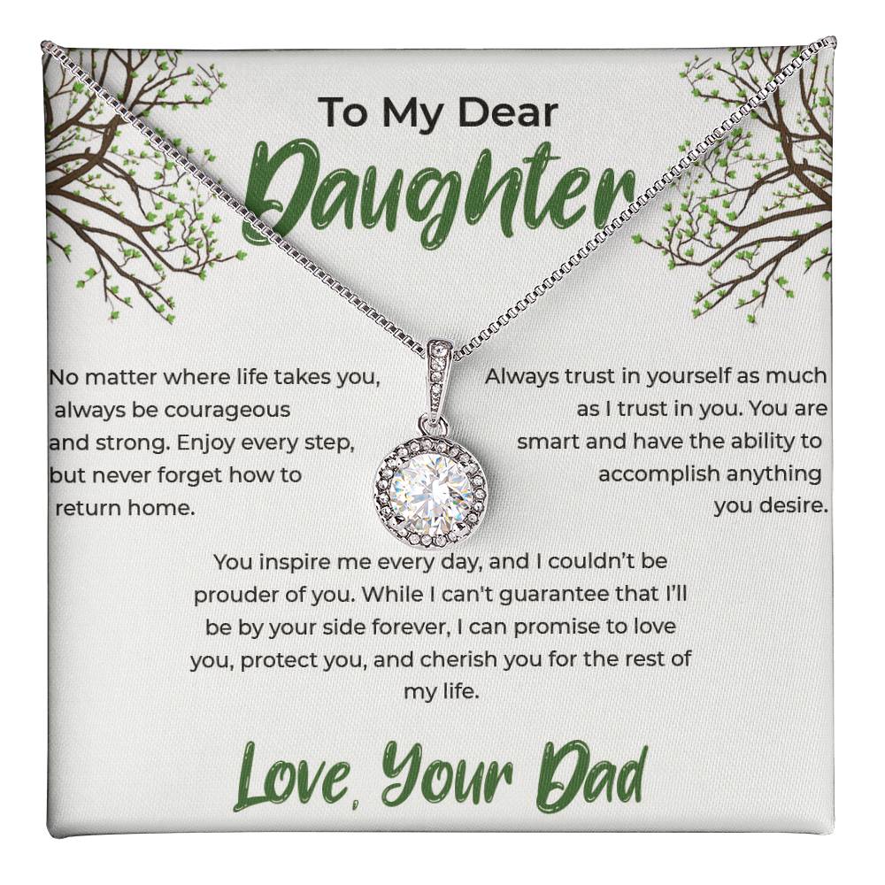 To My Dear Daughter - Eternal Hop Necklace