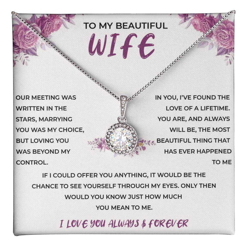 To My Beautiful Wife - Eternal Hope Necklace