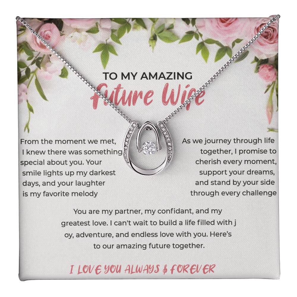 To My Amazing Future Wife - Lucky In Love Necklace