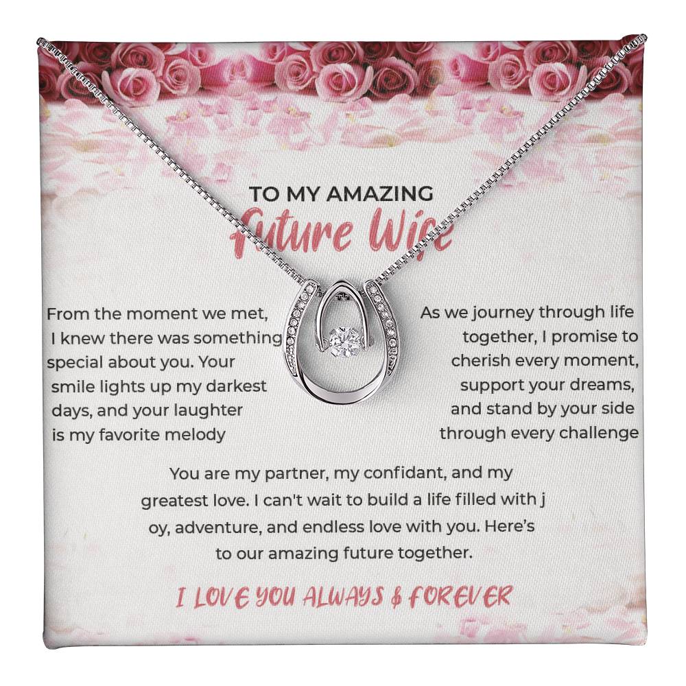 To My Amazing Future Wife - Lucky In Love Necklace