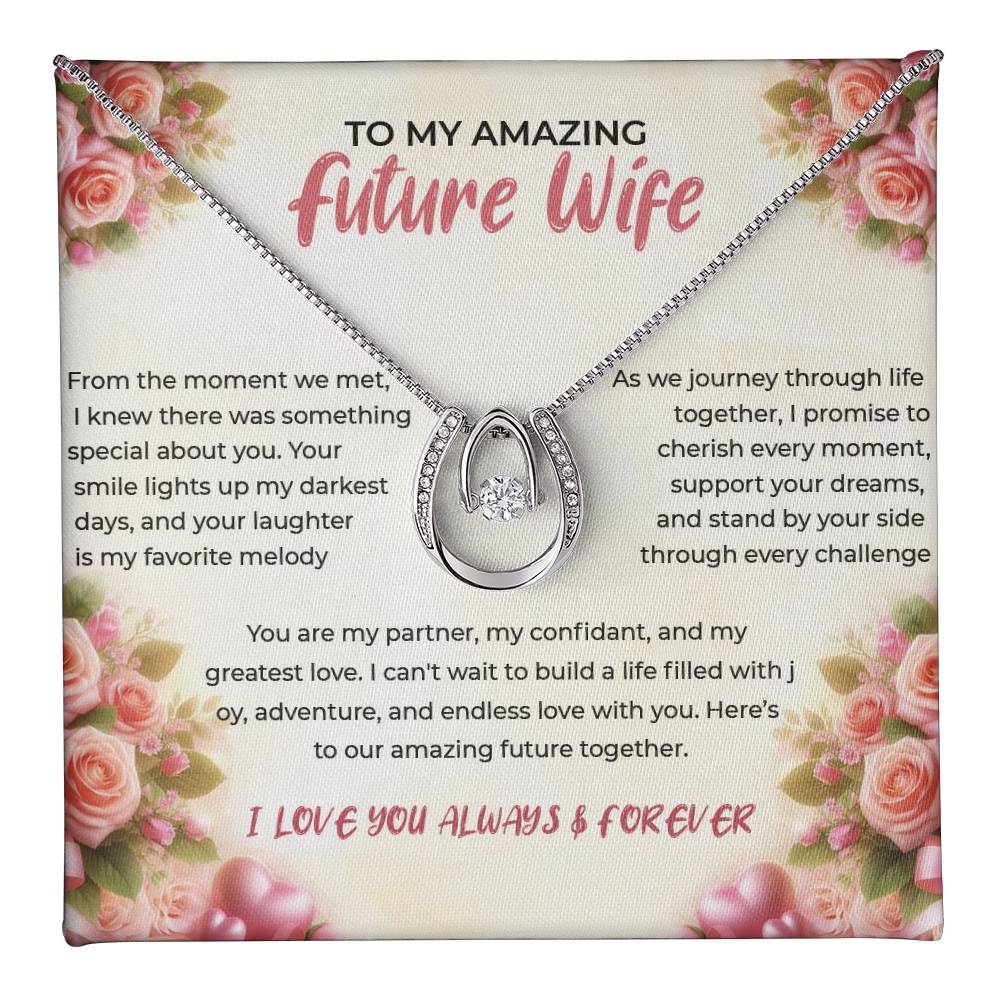 To My Amazing Future Wife - Lucky In Love Necklace