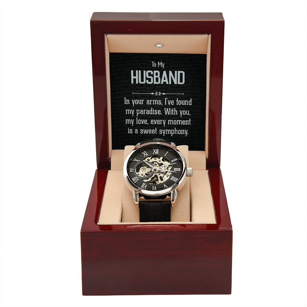 To My Husband - Openwork Watch