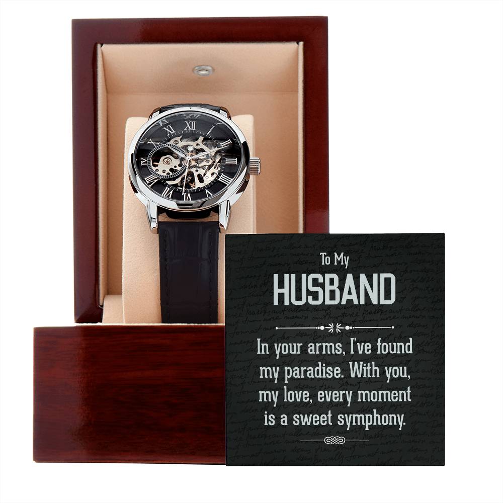 To My Husband - Openwork Watch