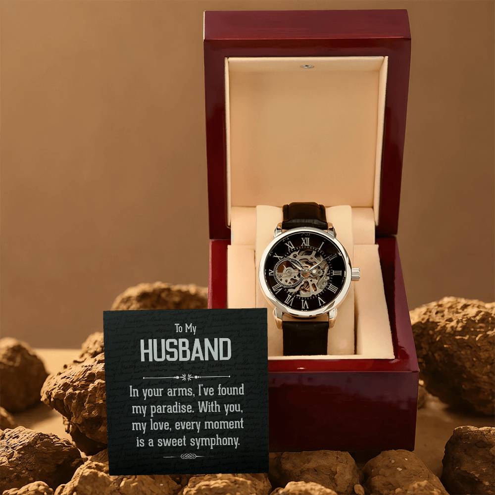 To My Husband - Openwork Watch