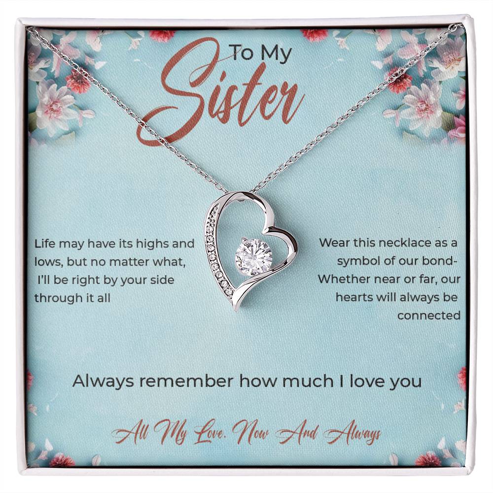 To My Sister - Forever Love Necklace