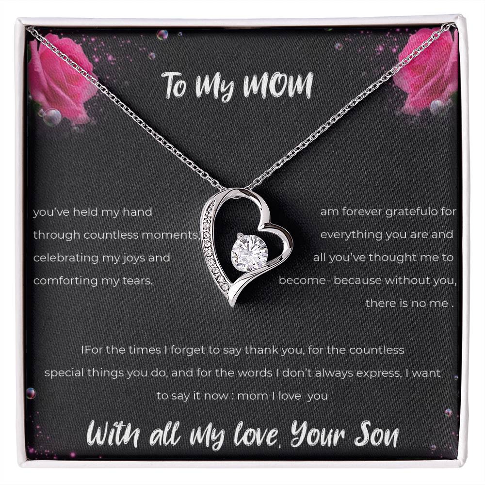 To My Mom - Forever Love Necklace