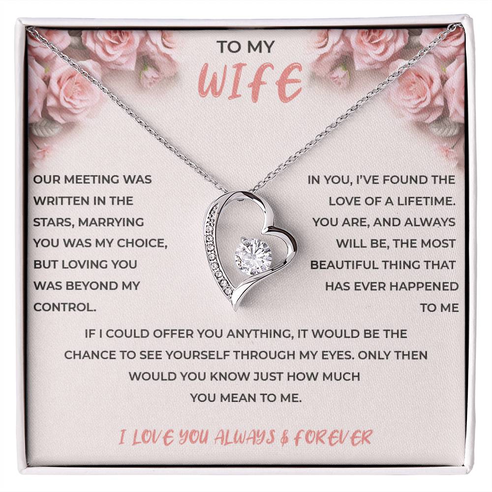 To My Wife - Forever Love Necklace