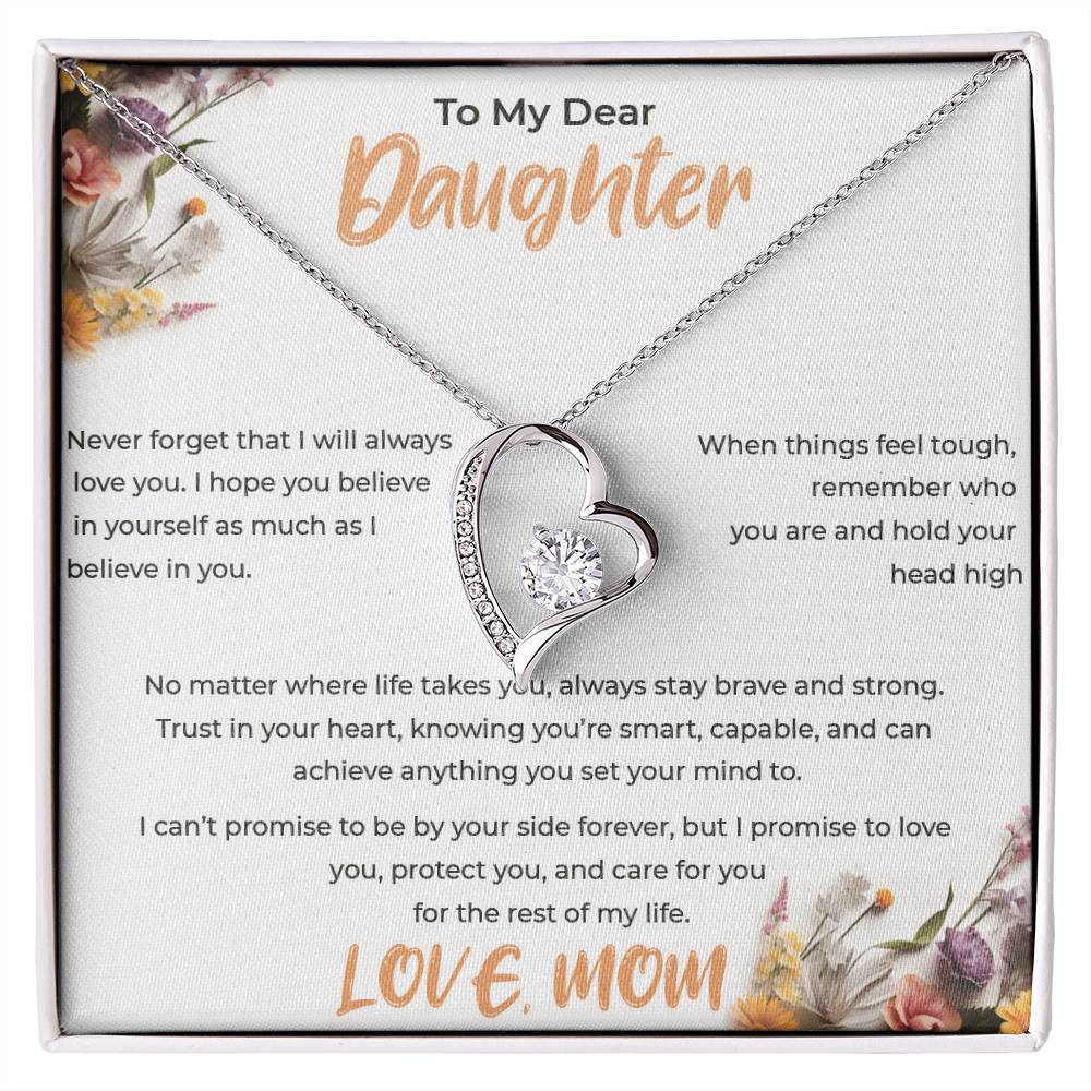 To My Daughter - Forever Love Necklace